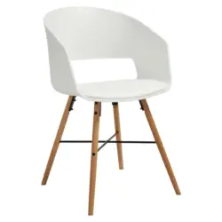 Armlehnstuhl in Lederlook