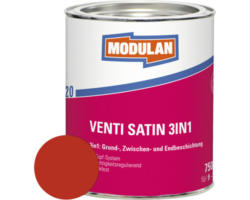 MODULAN 6120 Venti Lack Satin 3in1 RAL 3000 feuerrot 750 ml