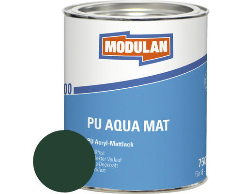 MODULAN 6200 PU Lack Aqua Matt RAL 6005 moosgrün 750 ml