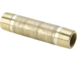 Hornbach Rohrdoppelnippel Viega 1/2"x60 mm Rotguss verchromt 3530 267315
