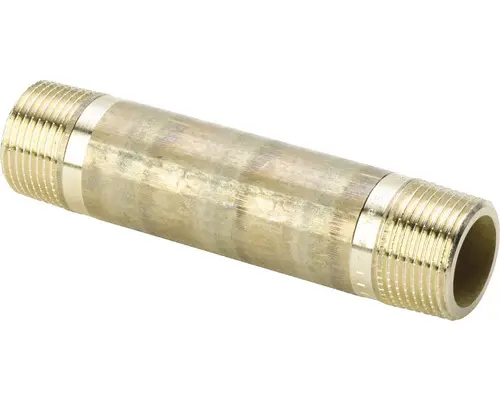 Rohrdoppelnippel Viega 2"x150 mm Rotguss verchromt 3530