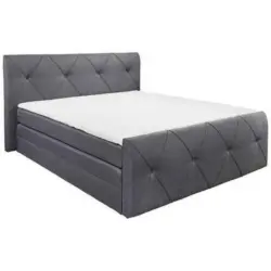 Boxspringbett 180/200 cm in Anthrazit
