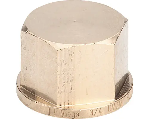 Klappe Viega 1/2" IG Rotguss verchromt 3301