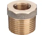 Hornbach Red-Stück Viega 1 1/4" IG1 1/2" AG Rotguss verchromt 3241