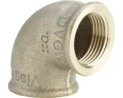 Winkel Viega 90 ° 1" IG Rotguss verchromt 3090