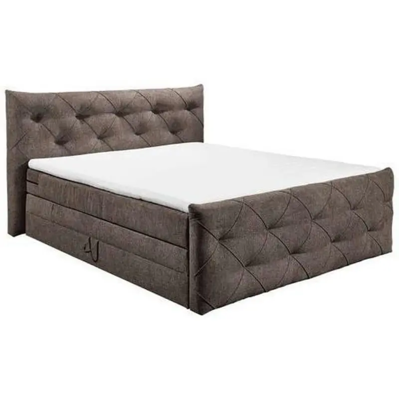 Boxspringbett 180/200 cm in Braun