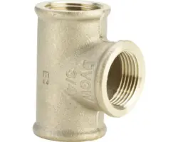 T-Stück Viega 2" IG Rotguss verchromt 3130