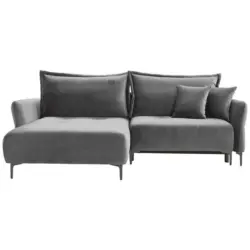 Ecksofa in Grau