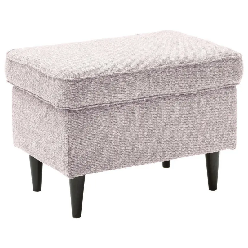 Hocker in Textil, Holzwerkstoff Rosa