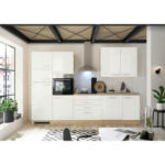 XXXLutz Wels - Ihr Möbelhaus in Wels Küchenleerblock 310 cm in Weiß, Sonoma Eiche