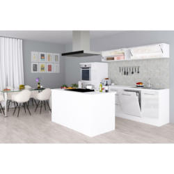 Küchenblock 310/160 cm in Weiß