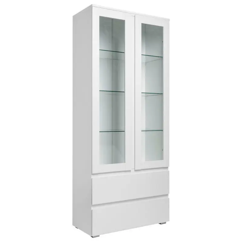 Vitrine in Weiß