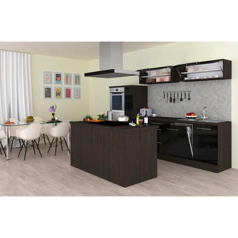 Küchenblock in Eichefarben