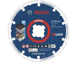 Diamanttrennscheibe Bosch Professional Expert Metall Ø 125x22,23mm Multi Construction, X-LOCK Aufnahme