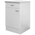 XXXLutz Lauterach - Ihr M&ouml;belhaus bei Bregenz K&uuml;chenunterschrank 50/85/60 cm in Wei&szlig;, Hellgrau