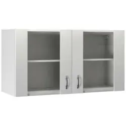 Küchenoberschrank 100/54,8/32 cm in Weiß