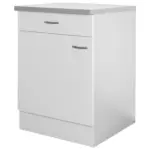 XXXLutz Lauterach - Ihr Möbelhaus bei Bregenz Küchenunterschrank 60/85/60 cm in Weiß, Hellgrau