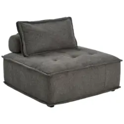 Sessel in Struktur Dunkelgrau