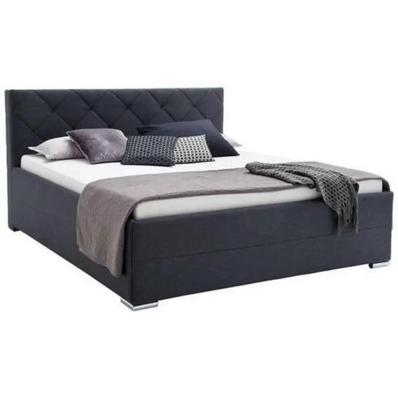 Polsterbett 180/200 cm in Anthrazit