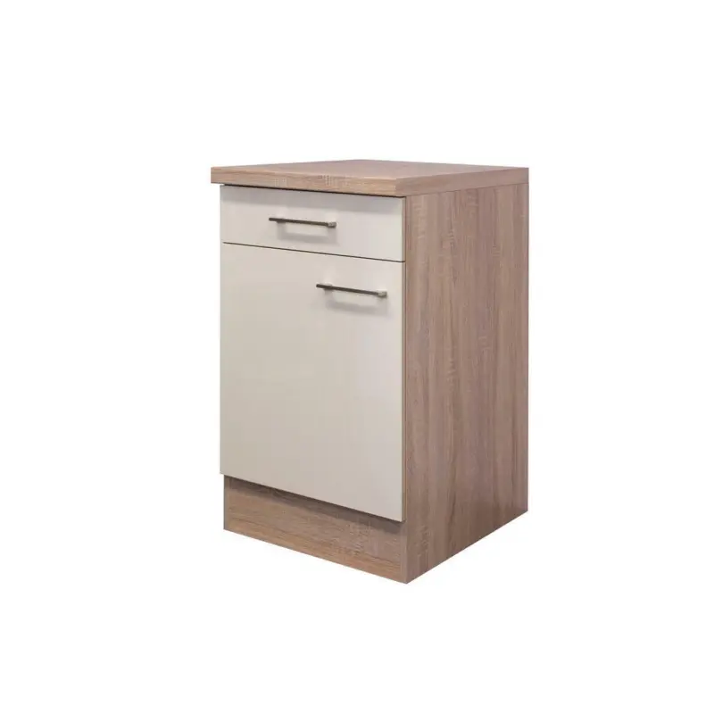 Küchenunterschrank 50/85/60 cm in Sonoma Eiche, Kaschmir