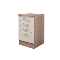 Schubkastenunterschrank 50/85/60 cm in Sonoma Eiche, Kaschmir