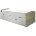 XXXLutz Lauterach - Ihr Möbelhaus bei Bregenz Ausziehbett 90/200 cm in Weiß, Sonoma Eiche