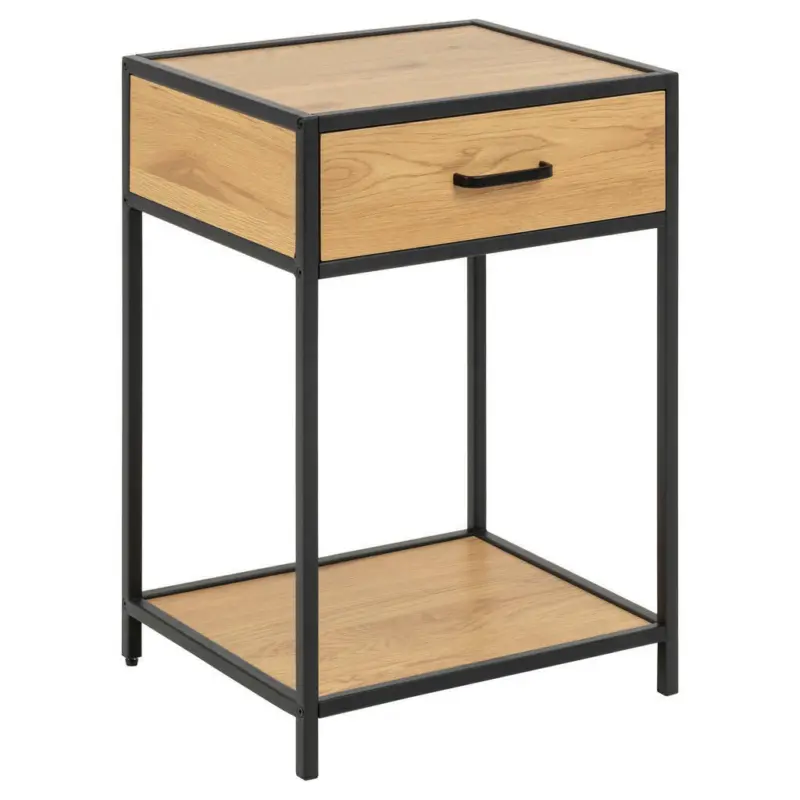 Nachtkästchen in Wildeiche