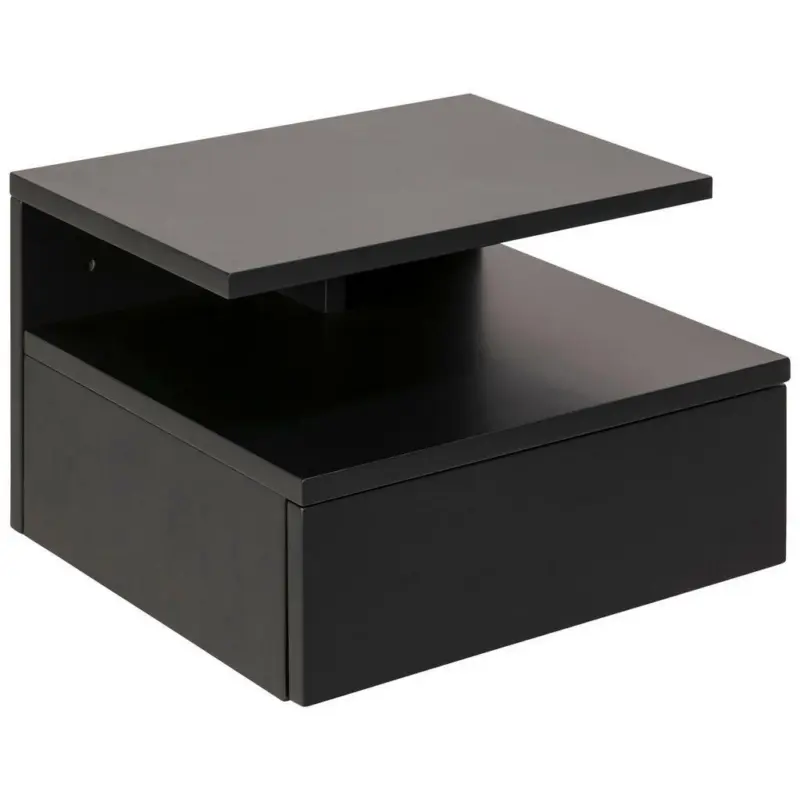 Nachtkästchen in Dunkelgrau