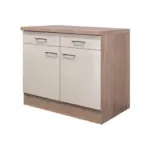 XXXLutz Lauterach - Ihr Möbelhaus bei Bregenz Küchenunterschrank 100/85/60 cm in Sonoma Eiche, Kaschmir