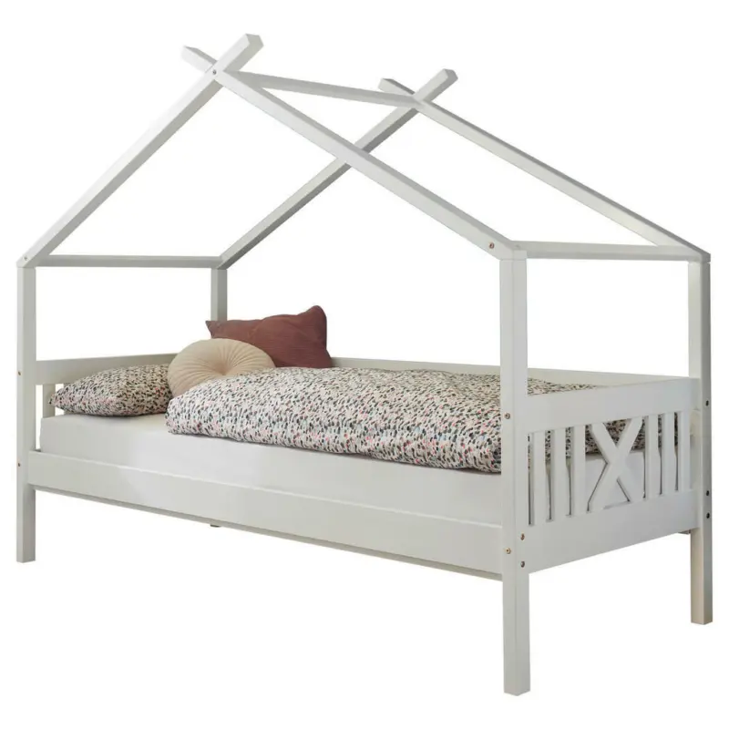 Hausbett 90/200 cm in Weiß