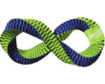 Hornbach Hundespielzeug Nerf Dog Knoten geflochten 30 cm blau/grün