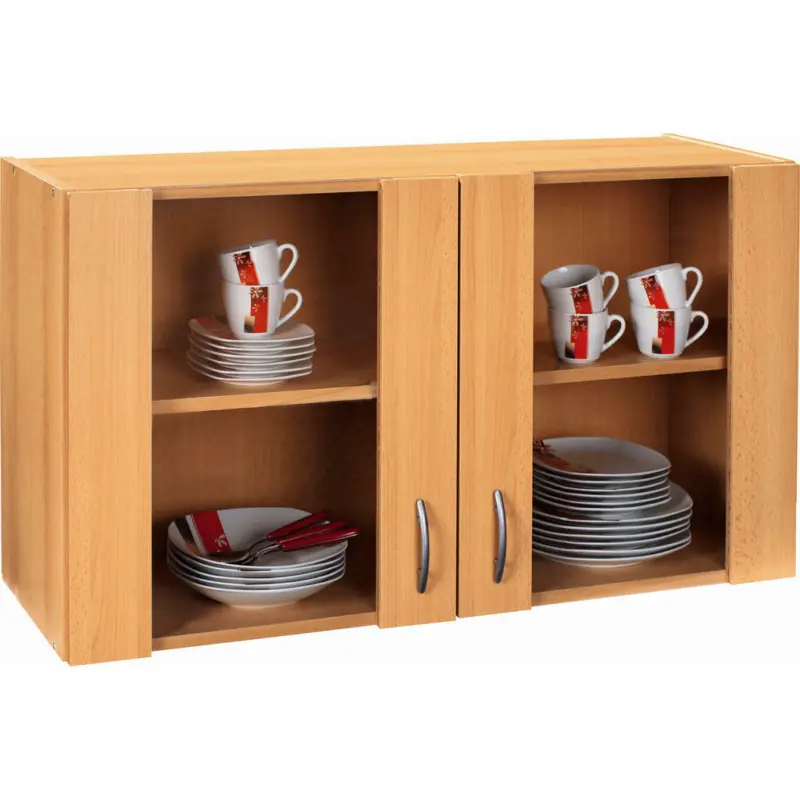 Küchenoberschrank 100/54/32 cm in Buchefarben