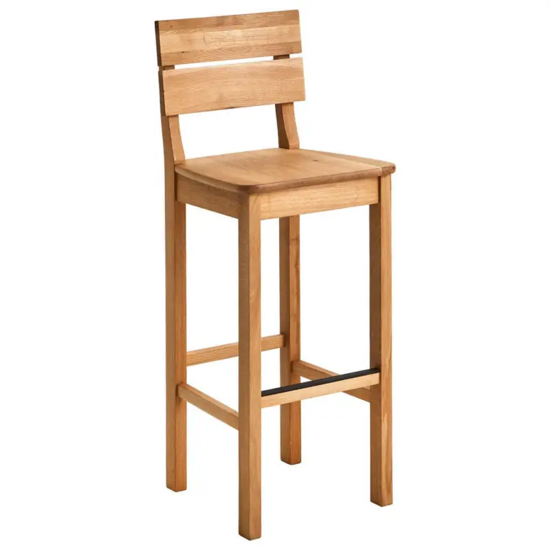 Barhocker in Holz Eichefarben