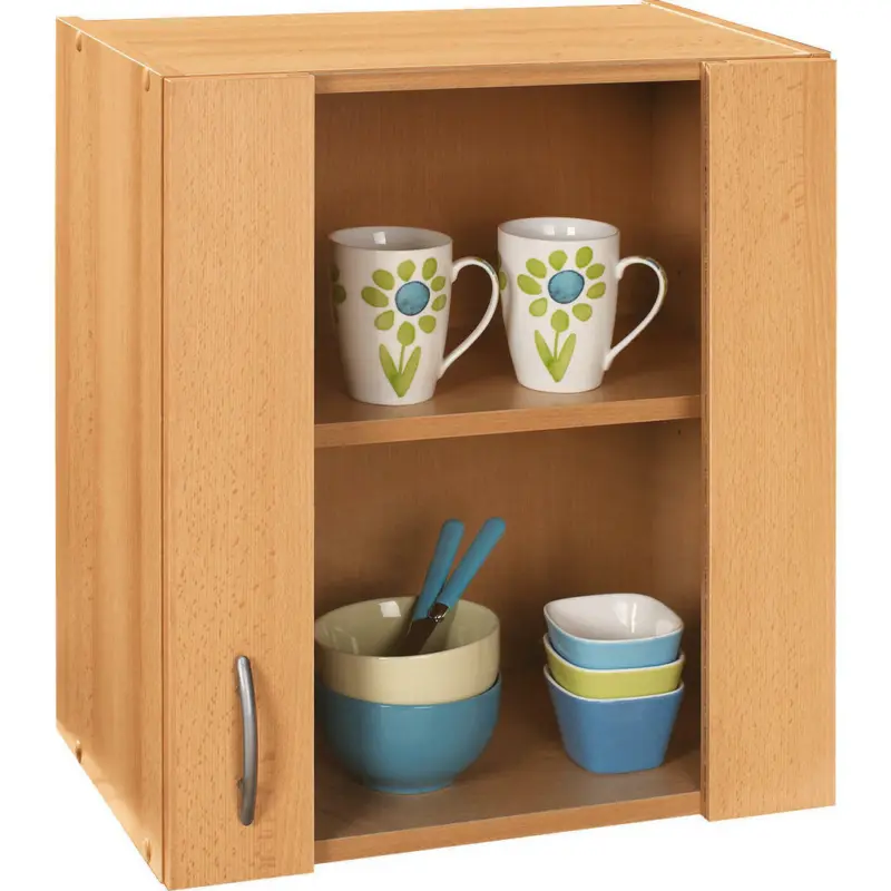 Küchenoberschrank 50/54/32 cm in Buchefarben