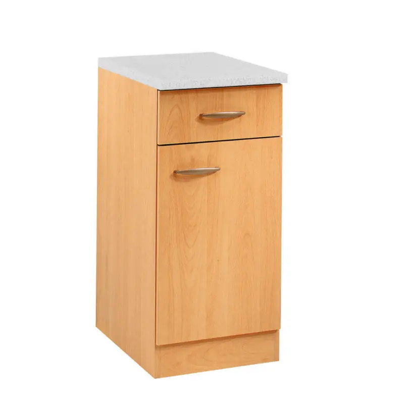 Küchenunterschrank 40/85/60 cm in Buchefarben