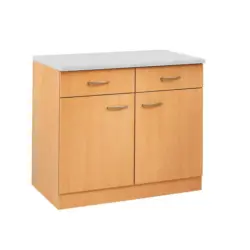 Küchenunterschrank 100/85/57 cm in Buchefarben