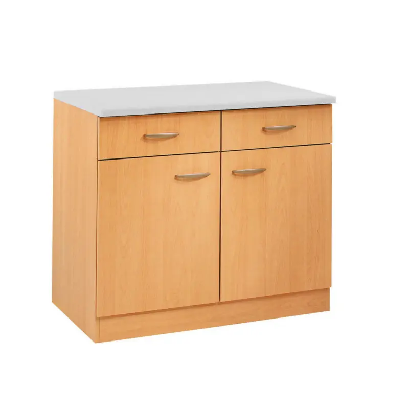 Küchenunterschrank 100/85/57 cm in Buchefarben
