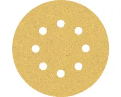 Schleifblatt für Exzenterschleifer Bosch, Ø125 mm, Korn 60, 8-Loch, 50 Stück