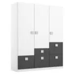 XXXLutz Lauterach - Ihr M&ouml;belhaus bei Bregenz Dreht&uuml;renschrank in Grau, Wei&szlig;