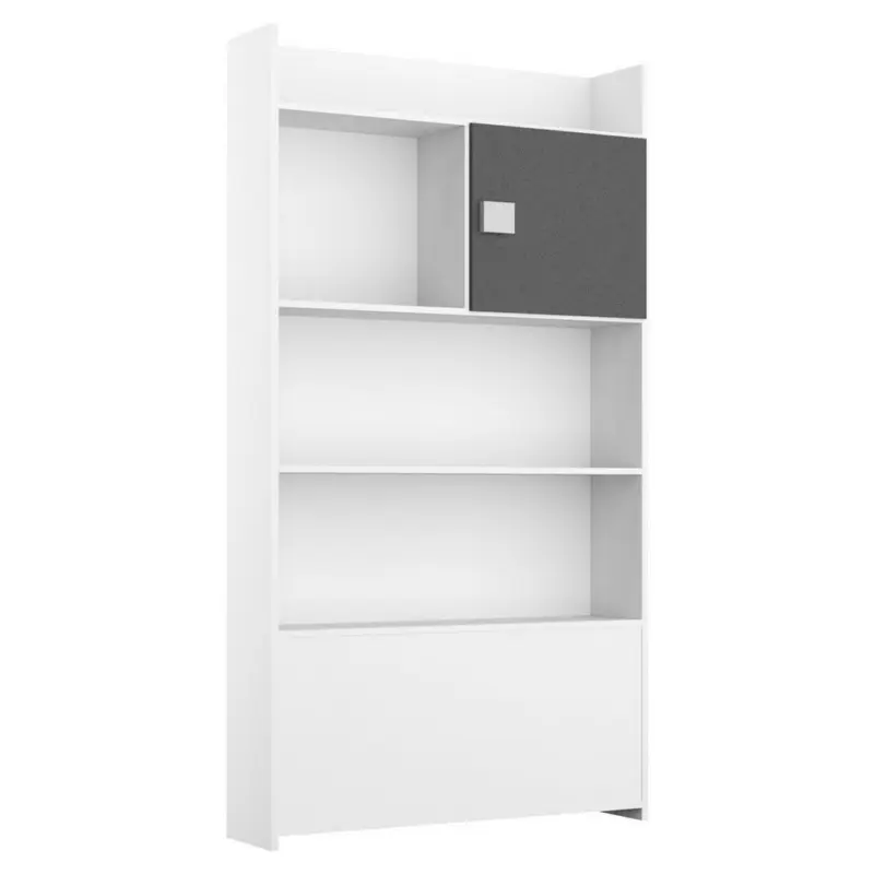 Bettregal Grau, Weiß