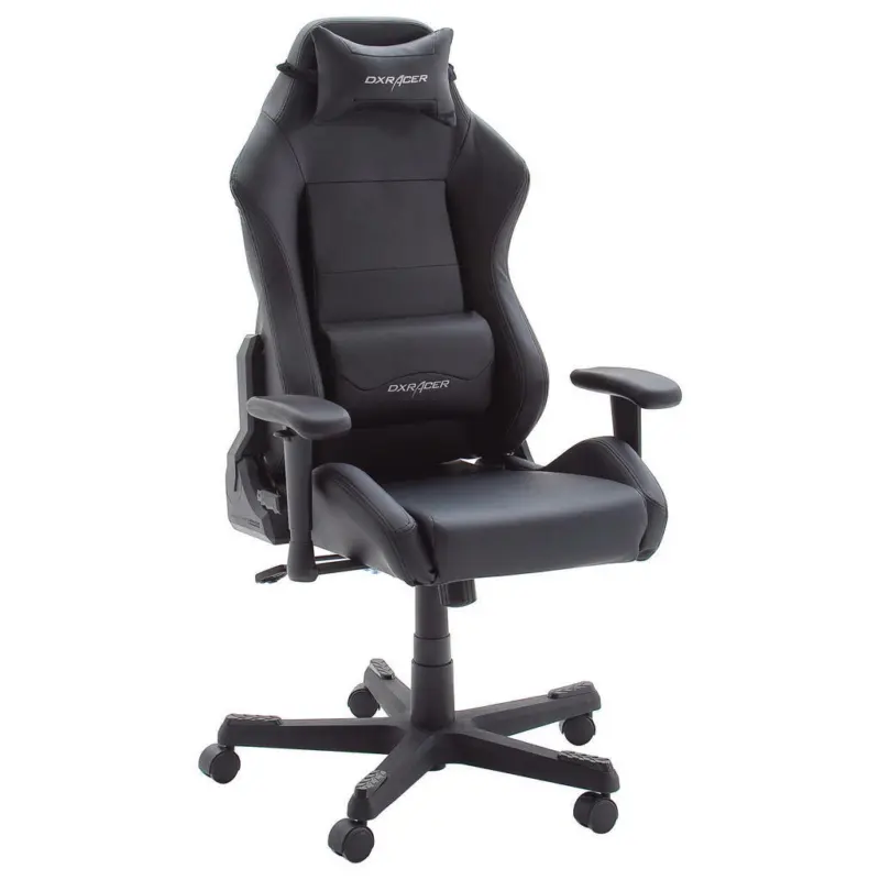 Gamingstuhl in Lederlook Schwarz