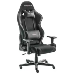 Gamingstuhl in Lederlook Schwarz