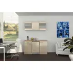 XXXLutz Lauterach - Ihr M&ouml;belhaus bei Bregenz Minik&uuml;che 150,5 cm in Sonoma Eiche, Kaschmir