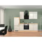 XXXLutz Lauterach - Ihr Möbelhaus bei Bregenz Küchenblock 270 cm in Akaziefarben, Perlmutt