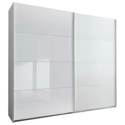 Schwebetürenschrank in Weiß