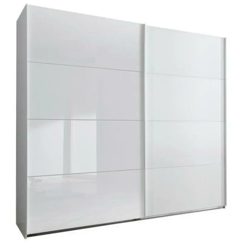 Schwebetürenschrank in Weiß