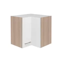 Küchenoberschrank 60-60/54/32 cm in Akaziefarben, Perlmutt
