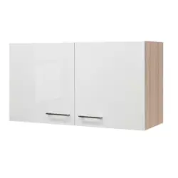 K&uuml;chenoberschrank 100/54,8/32 cm in Akaziefarben, Perlmutt