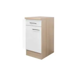Küchenunterschrank 40/86/60 cm in Akaziefarben, Perlmutt