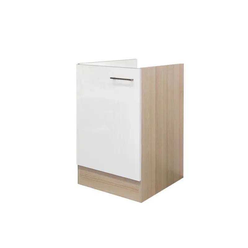 Spülenunterschrank 50/82/57 cm in Akaziefarben, Perlmutt